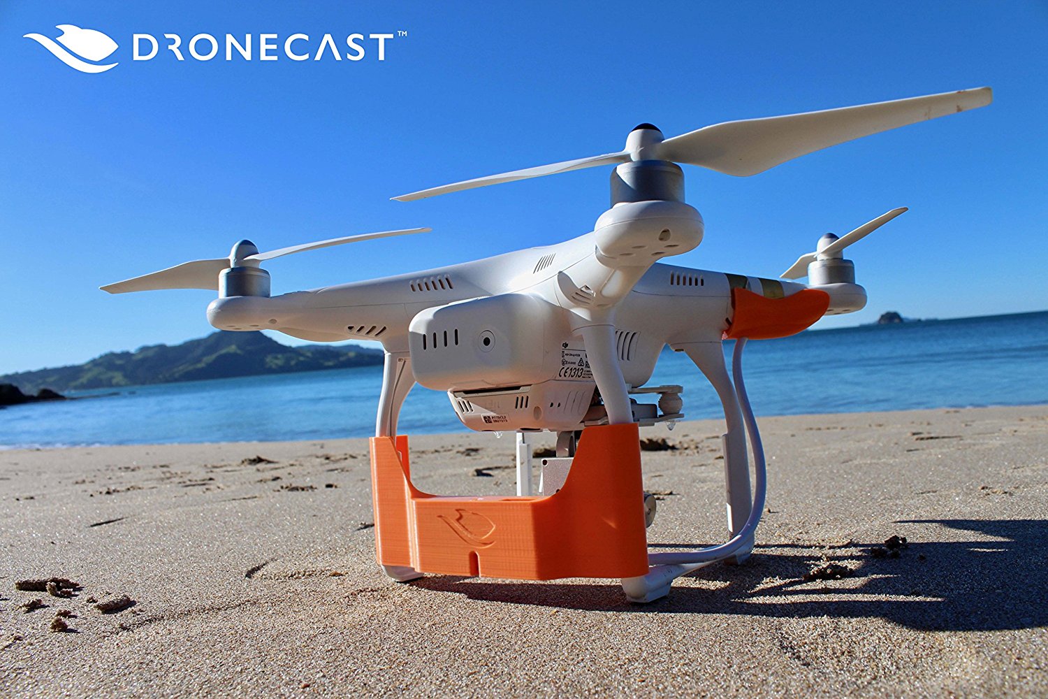 PhantomCast Drone Fishing Bait Release Mechanism For Phantom 3 And 4