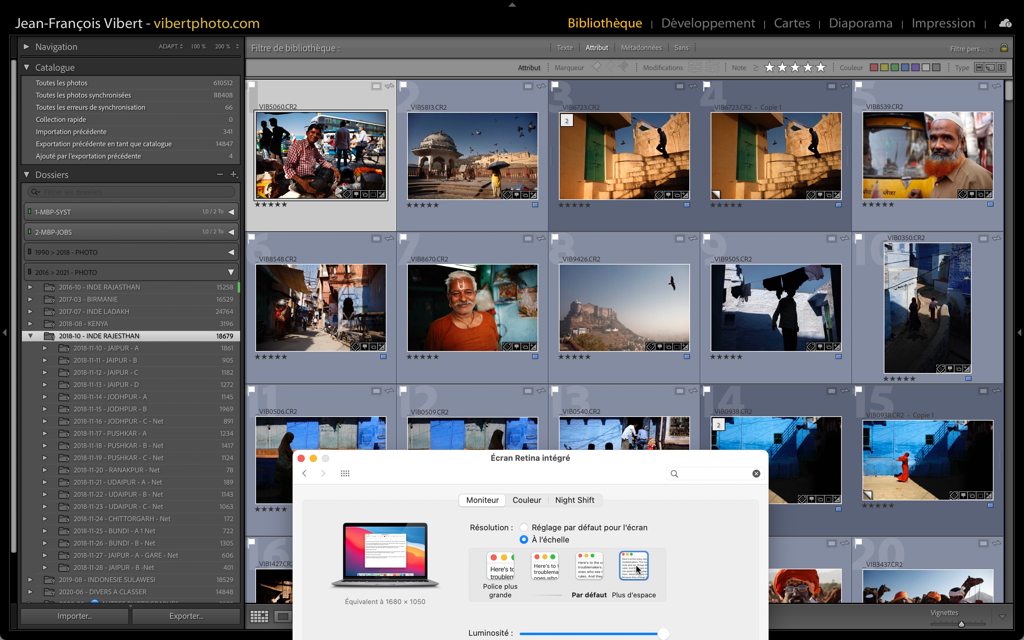 Une semaine sur Lightroom Classic avec le Macbook Air 13" M1