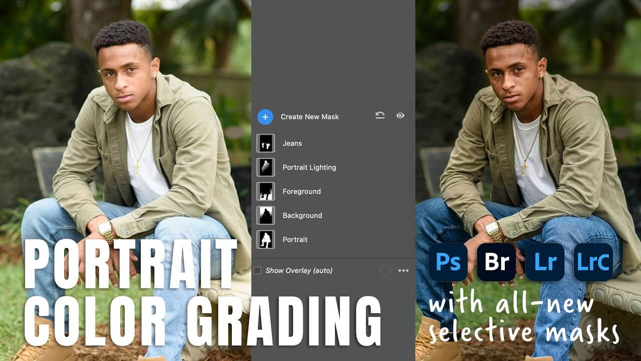 Portrait color grading with total control, thanks to the allnew Adobe