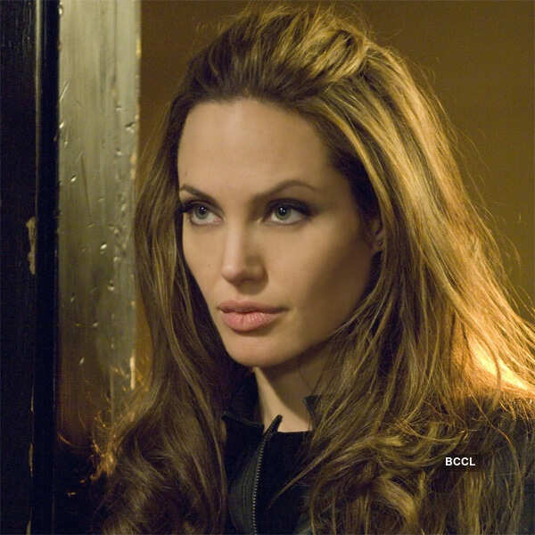 Angelina Jolie in a still from the movie Wanted.