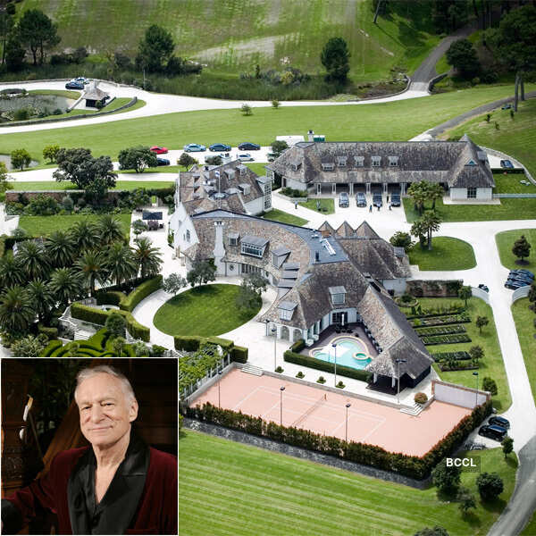Hugh Hefner's Playboy Mansion is one of the most famous properties in