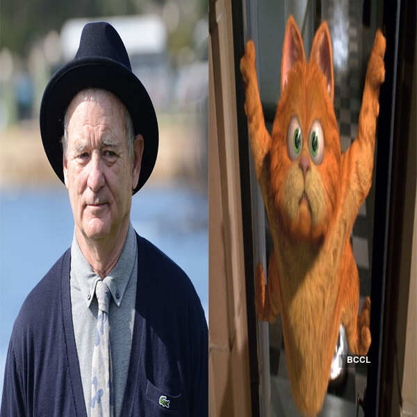 Bill Murray voiced for the cartoon character 'Garfield' in