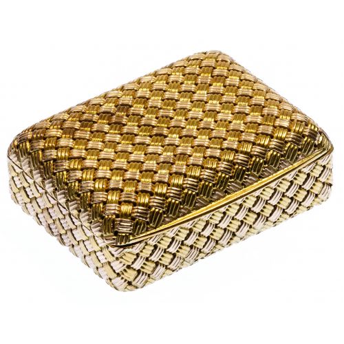 Lot 187 18k Gold Pill Box Leonard Auction Sale 249