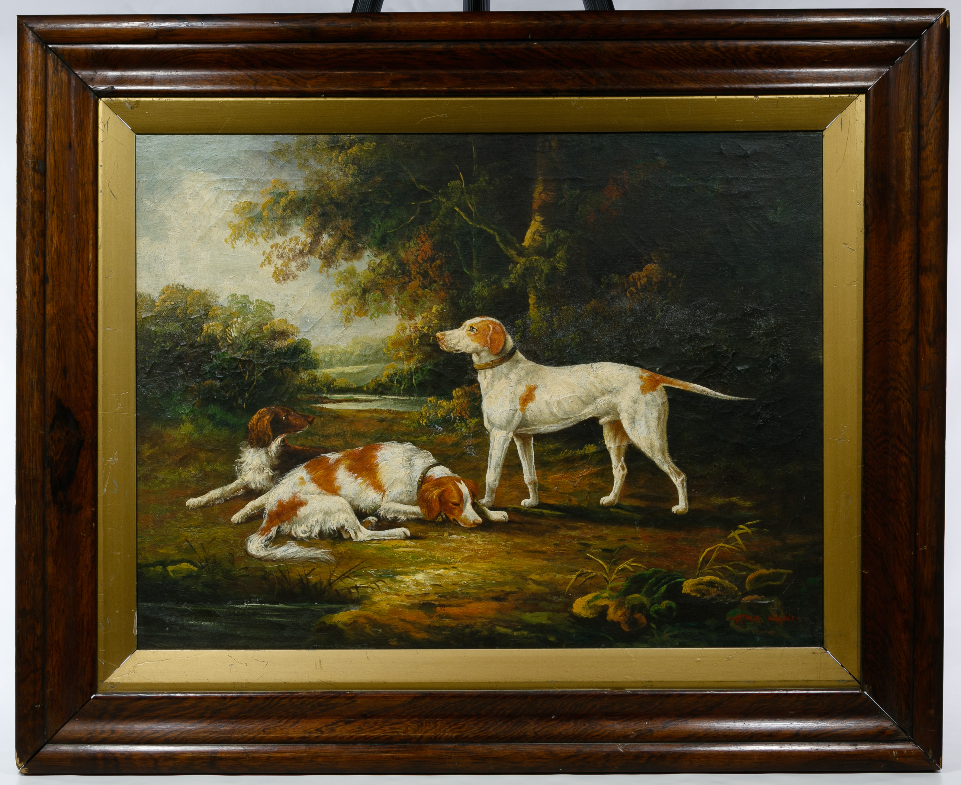 (Attributed to) Arthur Wardle (British, 18641949) Oil