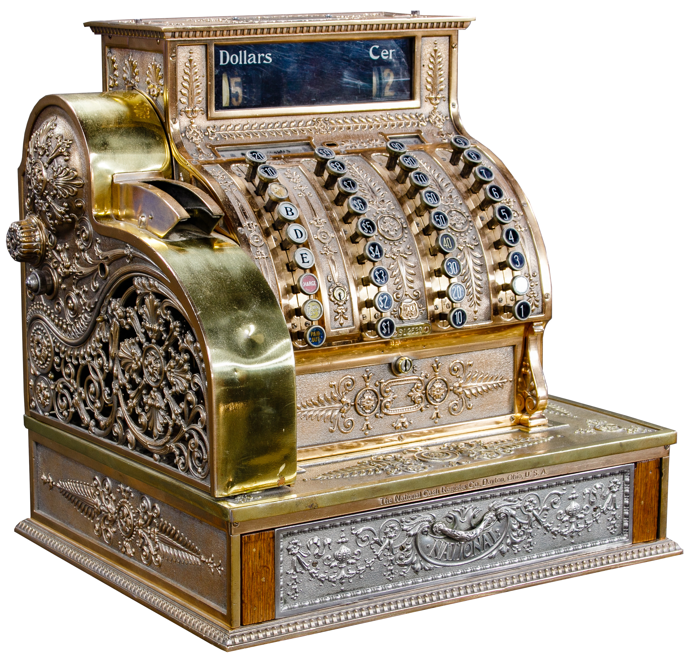 National Brass Cash Register Model 79