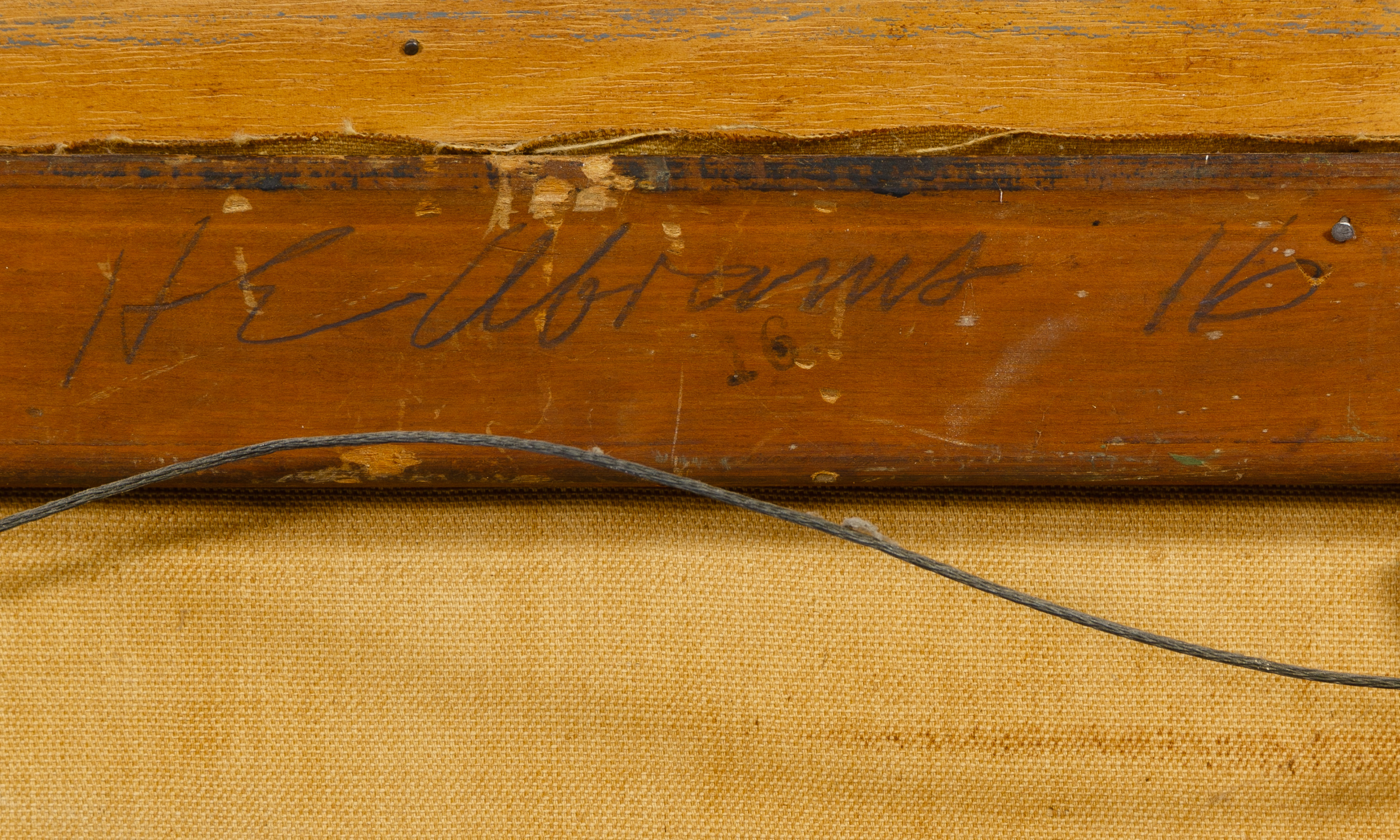 Herbert E. Abrams (American, 19212003) Oil on Canvas