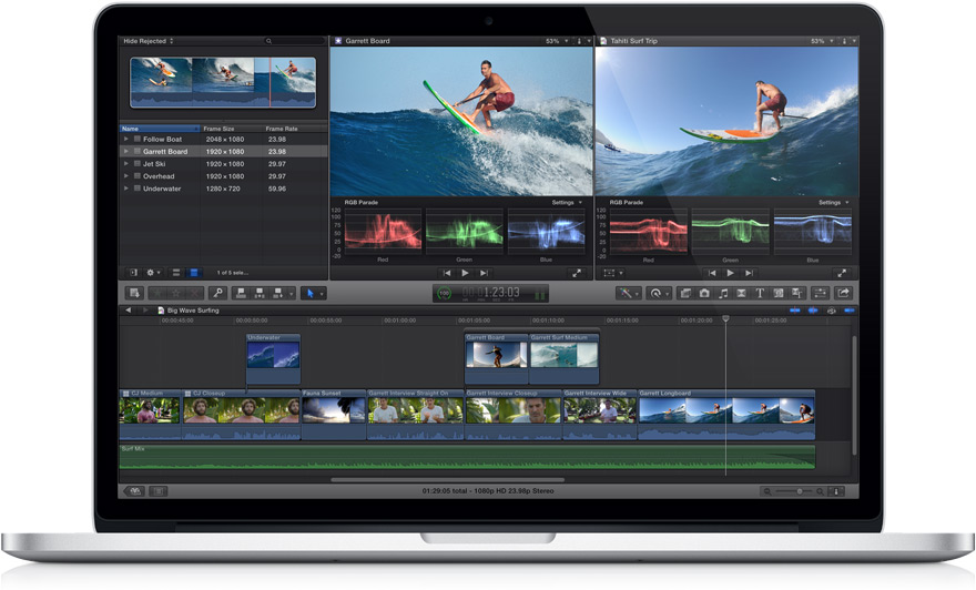 Final Cut Pro X 10.0.6 Update Adds Dual Viewers, Multichannel Audio