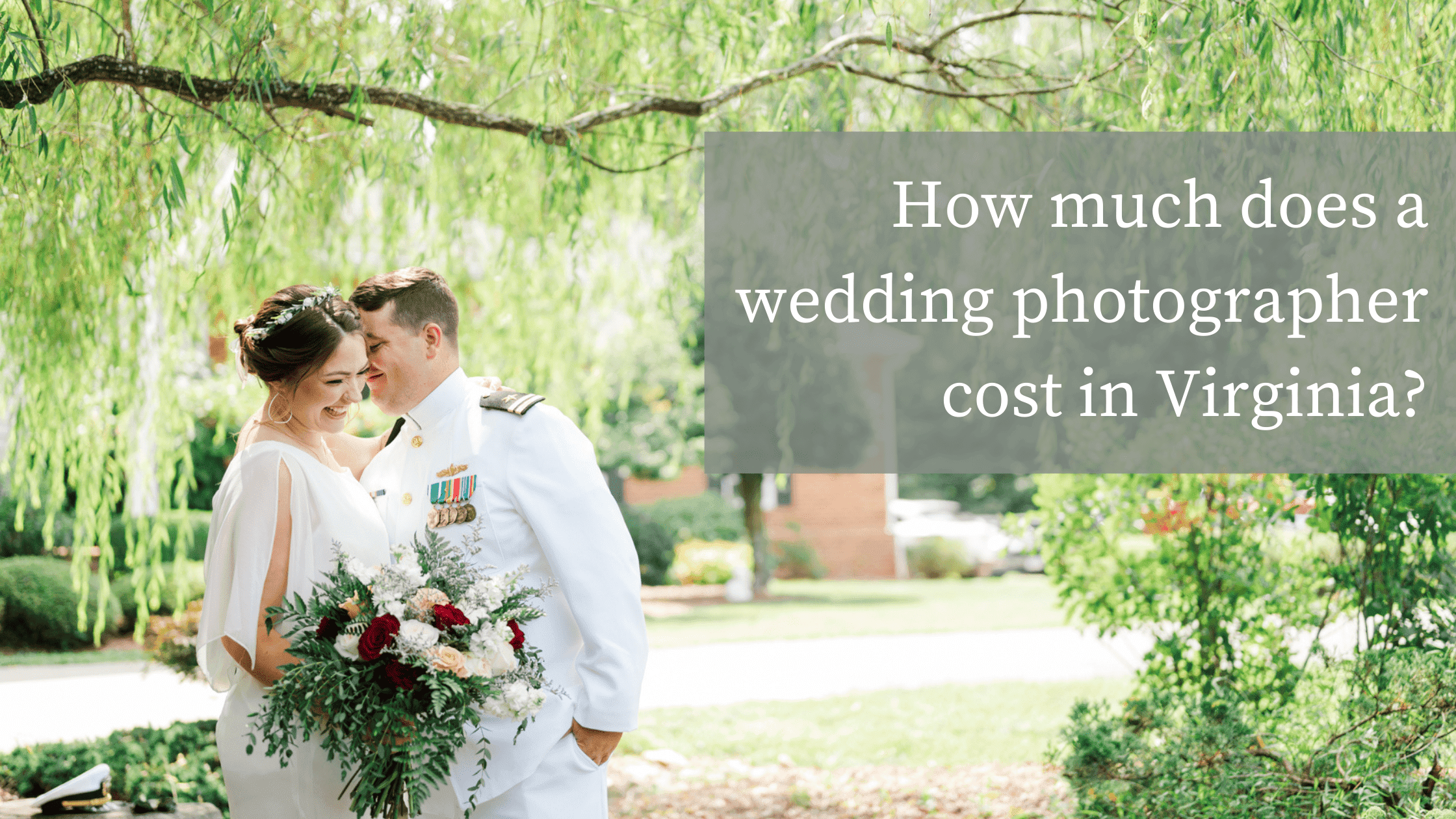 How much does a wedding photographer cost in Virginia in 2023?