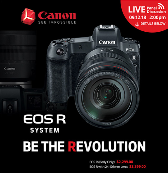 The Canon EOS R mirrorless camera is now available for preorder in the