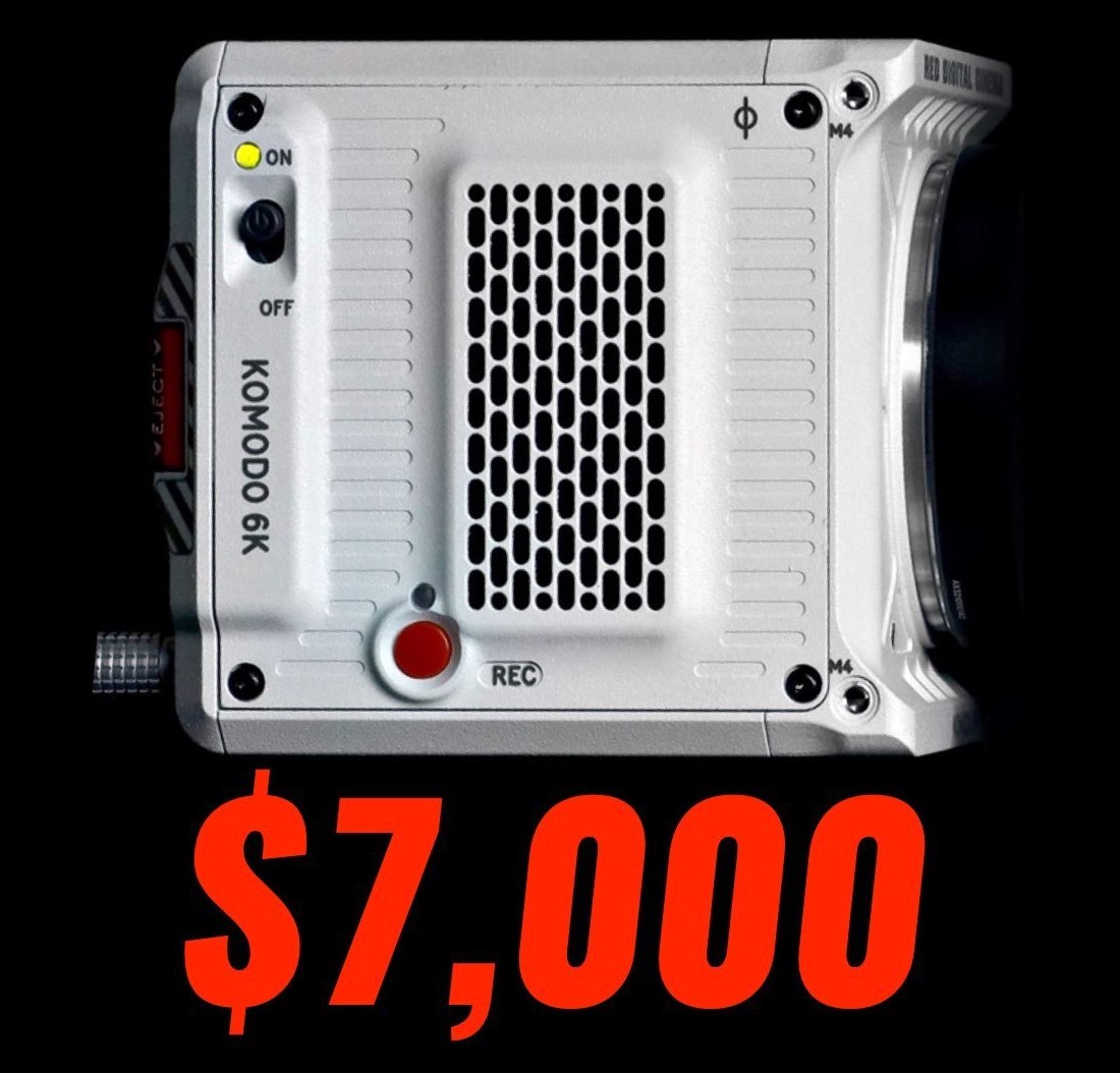 RED Komodo 6k camera price 6,000 (7,000 for colored) Photo Rumors