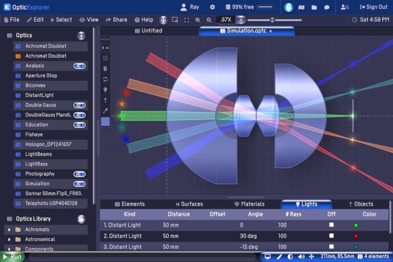 OpticExplorer is a new lens simulator/lens database website Photo Rumors