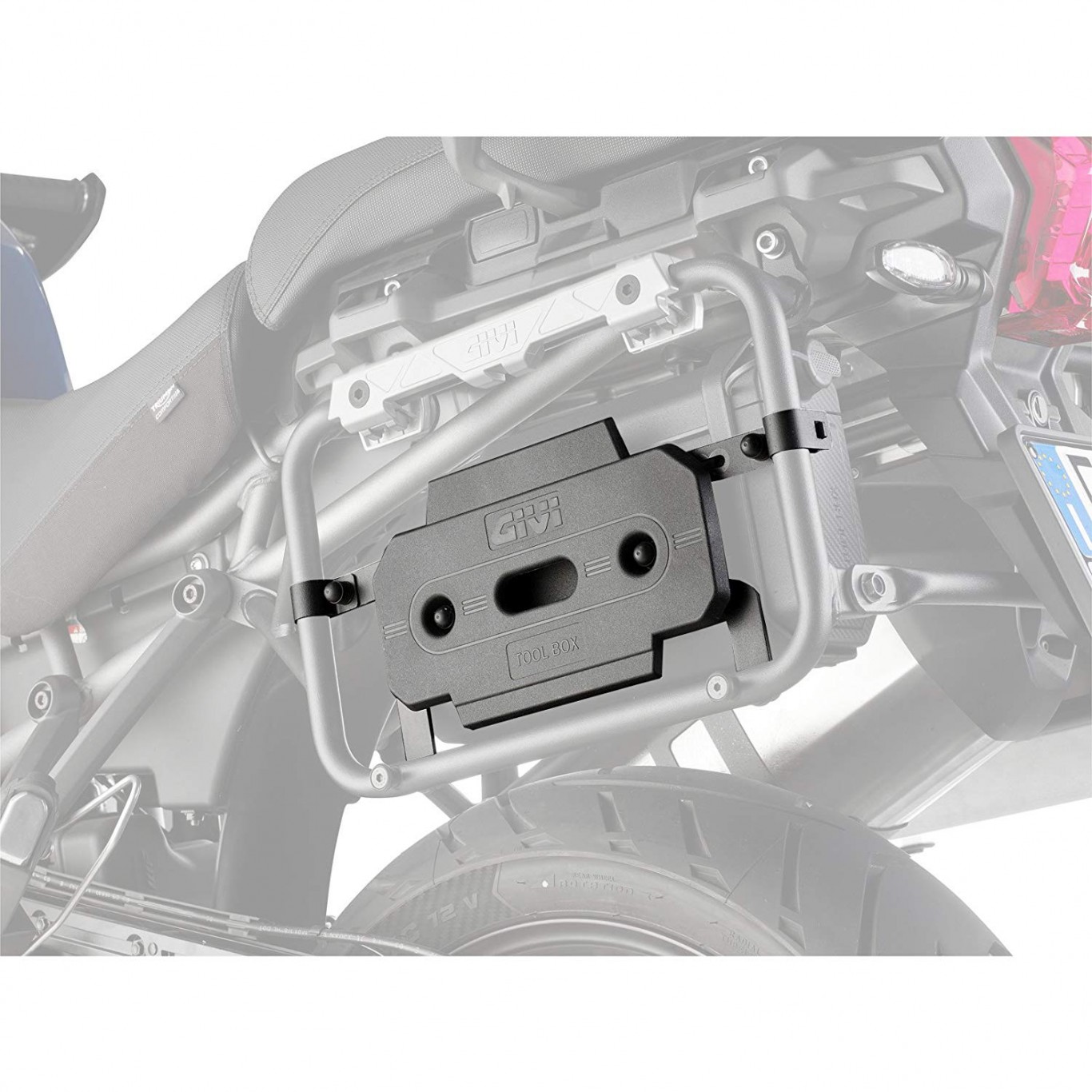 Fitting a Givi S250 Tool box with Triumph panniers Misc Technical