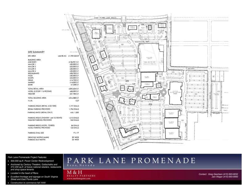 New Park Lane Mall Plans Around Carson