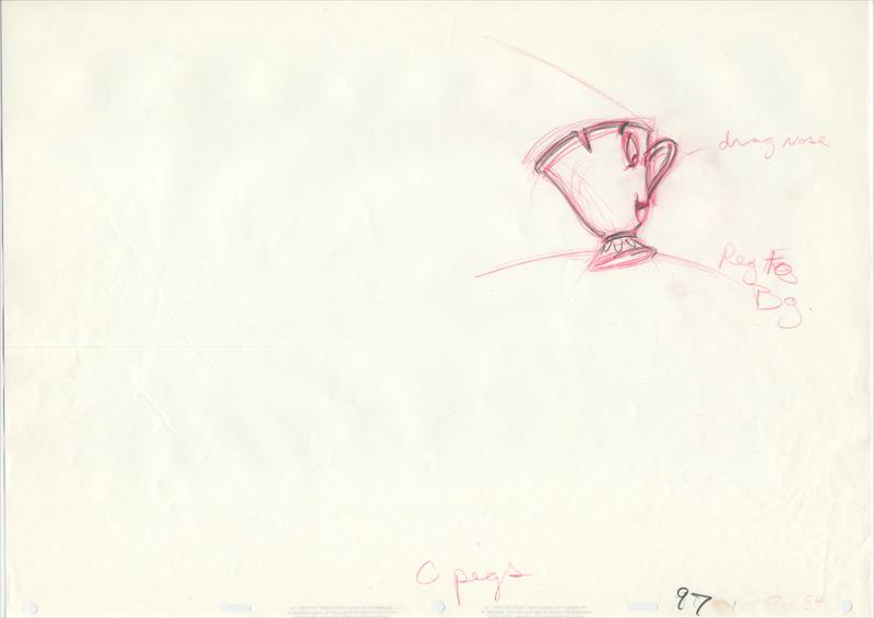 Howard Lowery Online Auction 5 Disney BEAUTY AND THE BEAST Animation