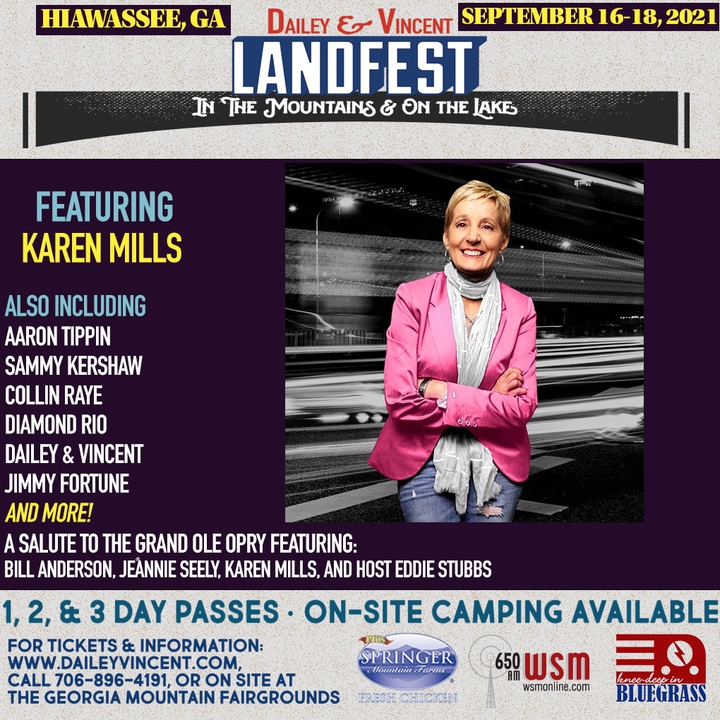 Bandsintown Karen Mills Tickets Mountain Fair Inc, Sep 18, 2021