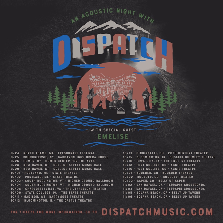 dispatch summer tour 2023 Dispatch Tour Dates, Concert Tickets, & Live Streams