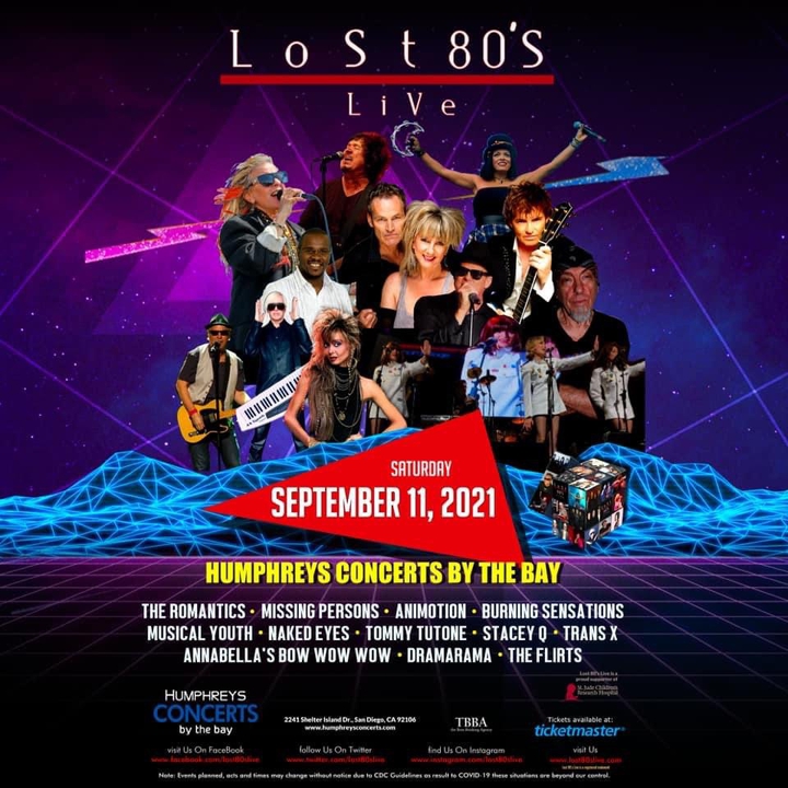 Lost 80's Live Tour Dates, Concert Tickets, & Live Streams