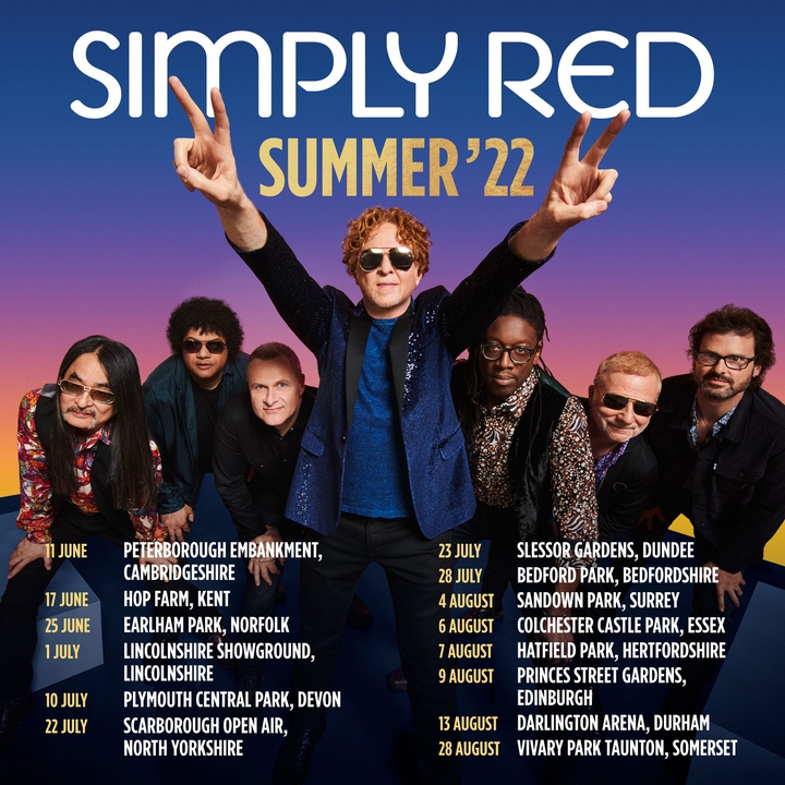 Simply Red Bedford Tickets, Bedford Park 28 de julio de 2022 Bandsintown