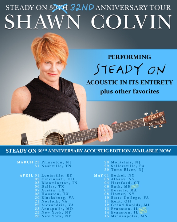 Shawn Colvin Tour Dates, Concert Tickets, & Live Streams
