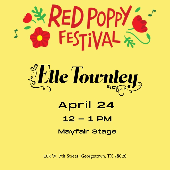 red poppy festival 2023 schedule Bandsintown Elle Townley Tickets Red Poppy Festival, Apr 24, 2022