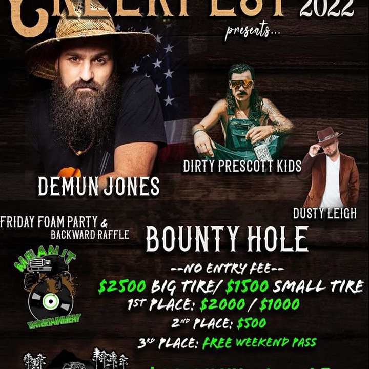 Demun Jones Music Linden Tickets, Deep Creek ATV Park 28 de mayo de