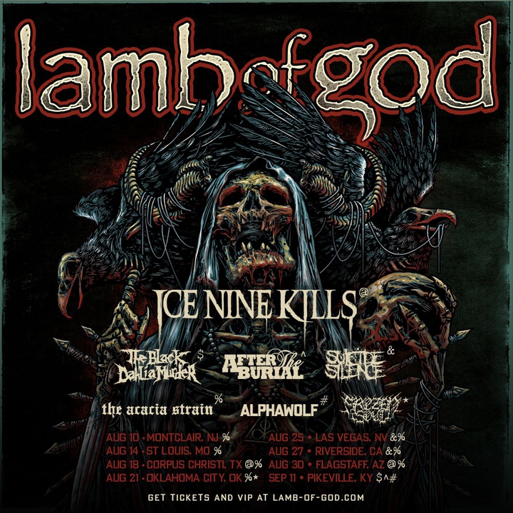 Lamb of God Concert Tickets 2023 Live Tour Dates Bandsintown