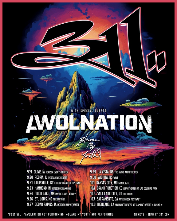 311 Concert Tickets 2023 Live Tour Dates Bandsintown
