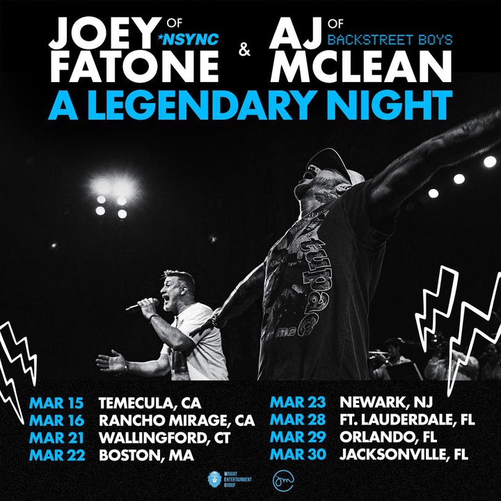 Joey Fatone and AJ McLean Present A Legendary Night Concerts & Live