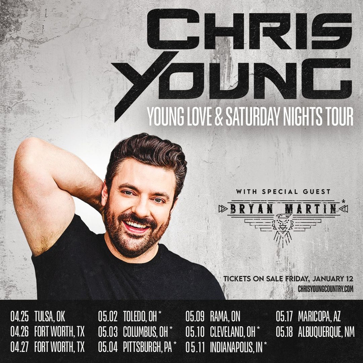 Chris Young Concerts & Live Tour Dates 20242025 Tickets Bandsintown