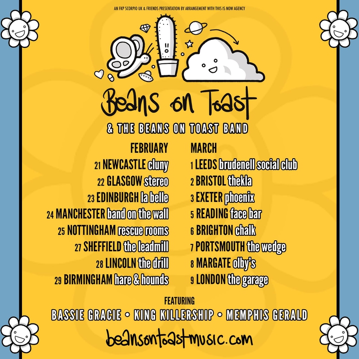 Beans on Toast Concerts & Live Tour Dates 20242025 Tickets Bandsintown