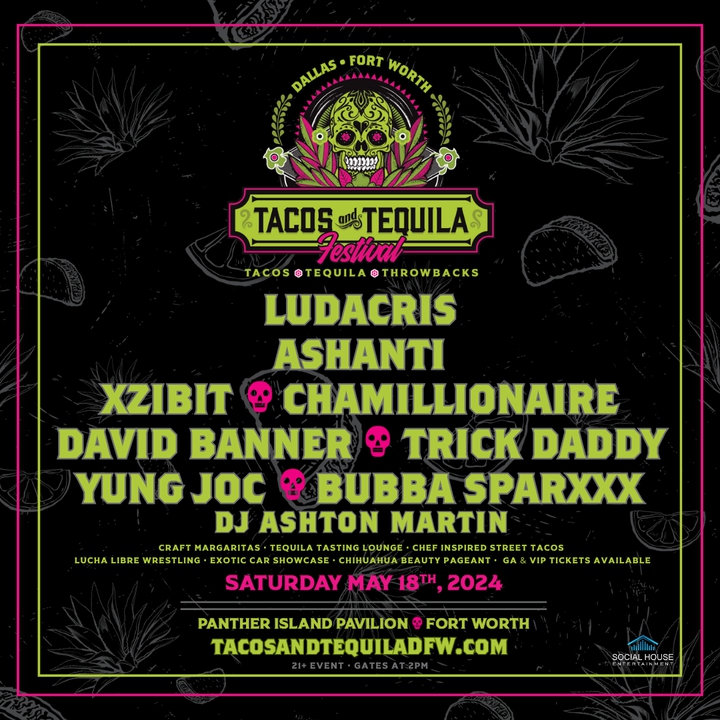 Tacos and Tequila Festival Fort Worth 2024 Tickets Fort Worth, TX Bandsintown