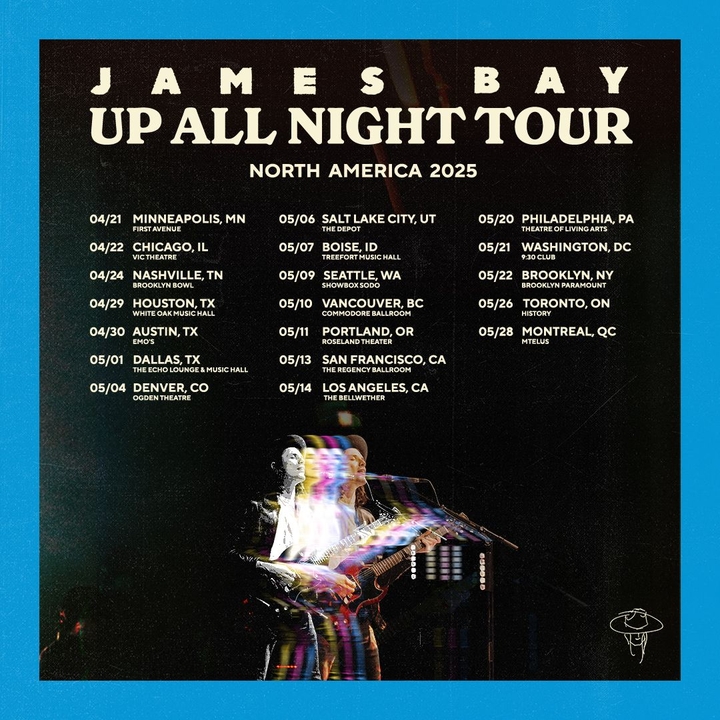 James Bay Minneapolis Tickets, First Avenue Apr 21, 2025 Bandsintown