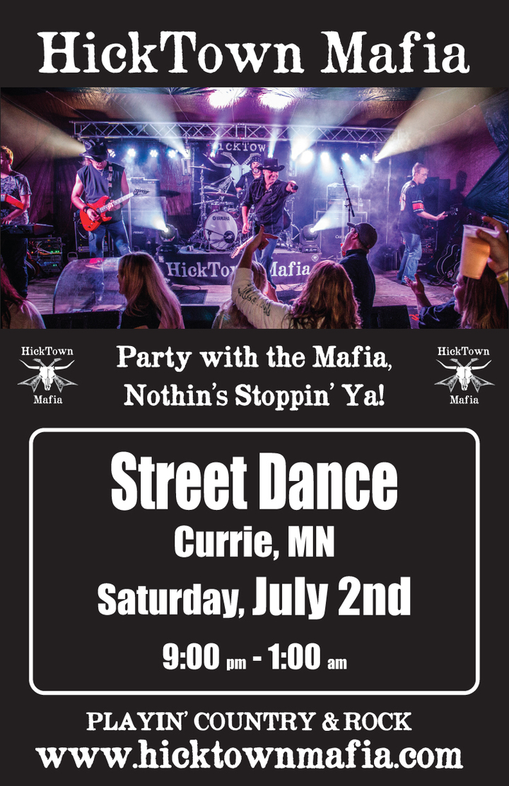 Bandsintown Hicktown Mafia Tickets Currie Street Dance , Jul 02, 2016