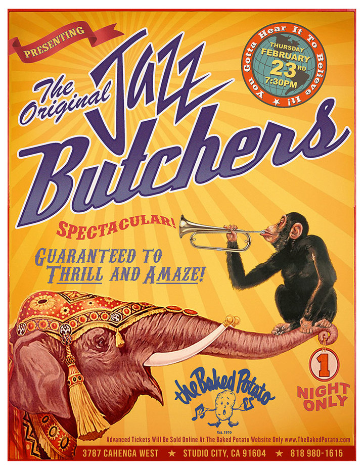 Bandsintown Jazz Butchers Tickets The Baked Potato, Feb 23, 2017