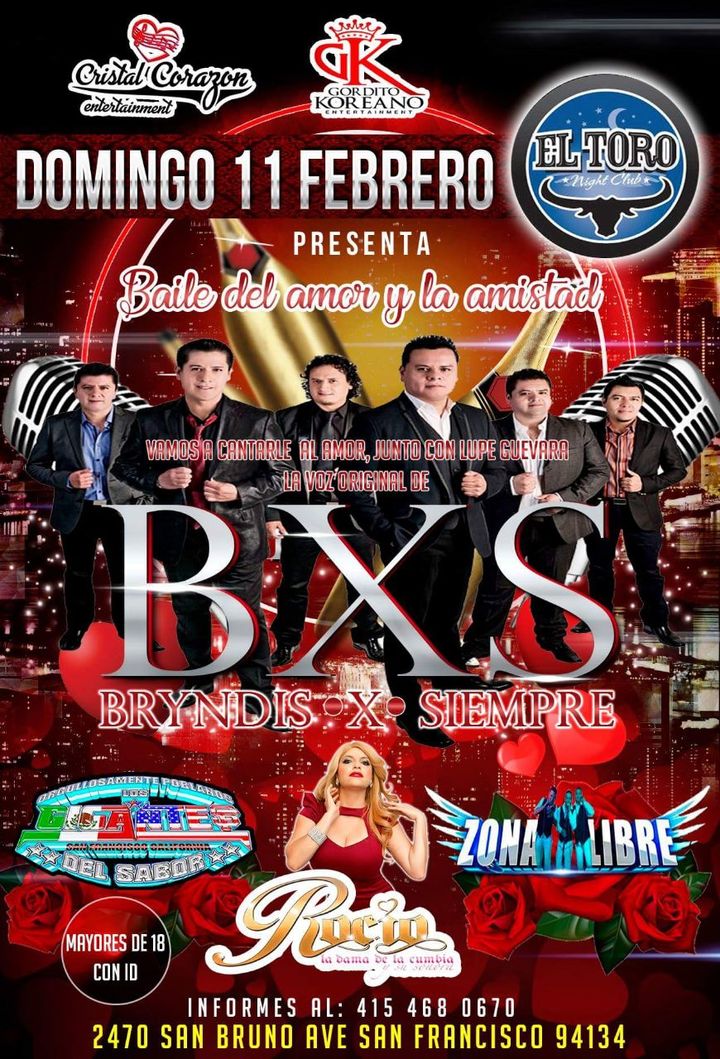 Bandsintown BXS Bryndis X Siempre Tickets El Toro Night Club, Feb