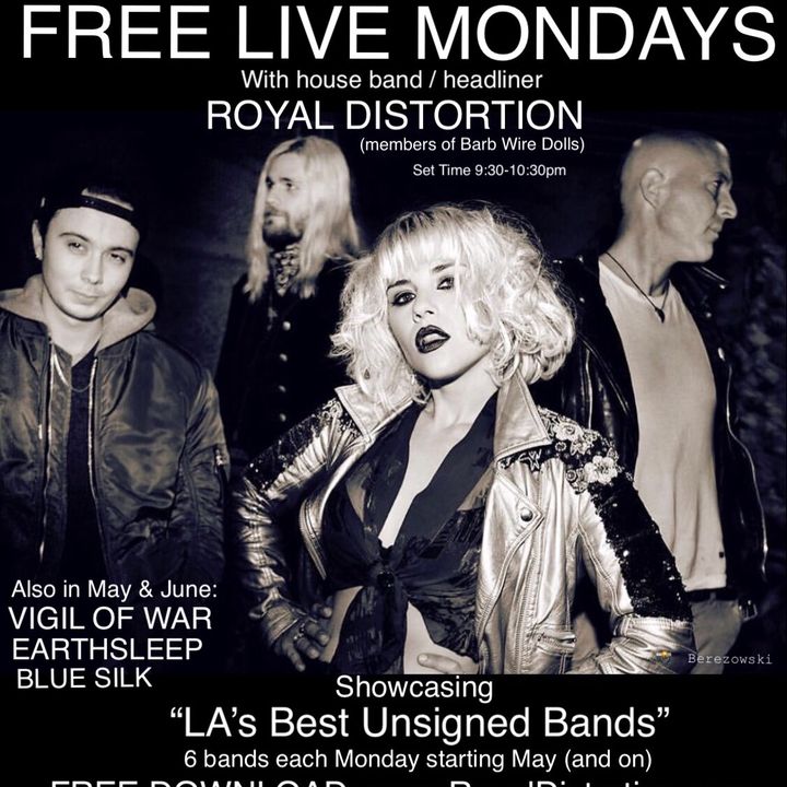 Bandsintown Royal Distortion Tickets Whisky A GoGo (free show) , {eventStartTime}