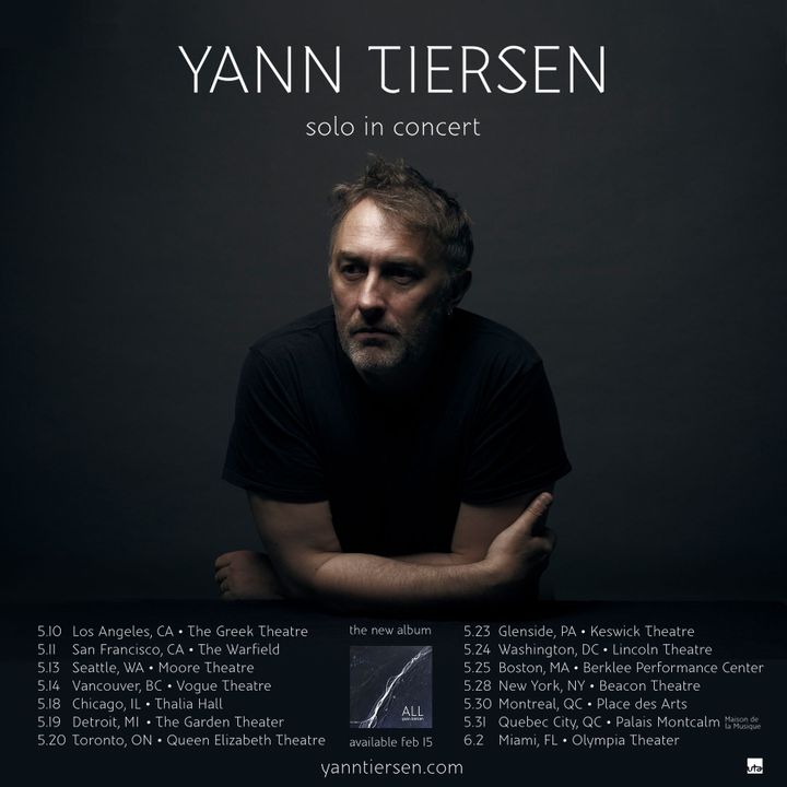 Yann Tiersen Tour Dates 2019 & Concert Tickets Bandsintown