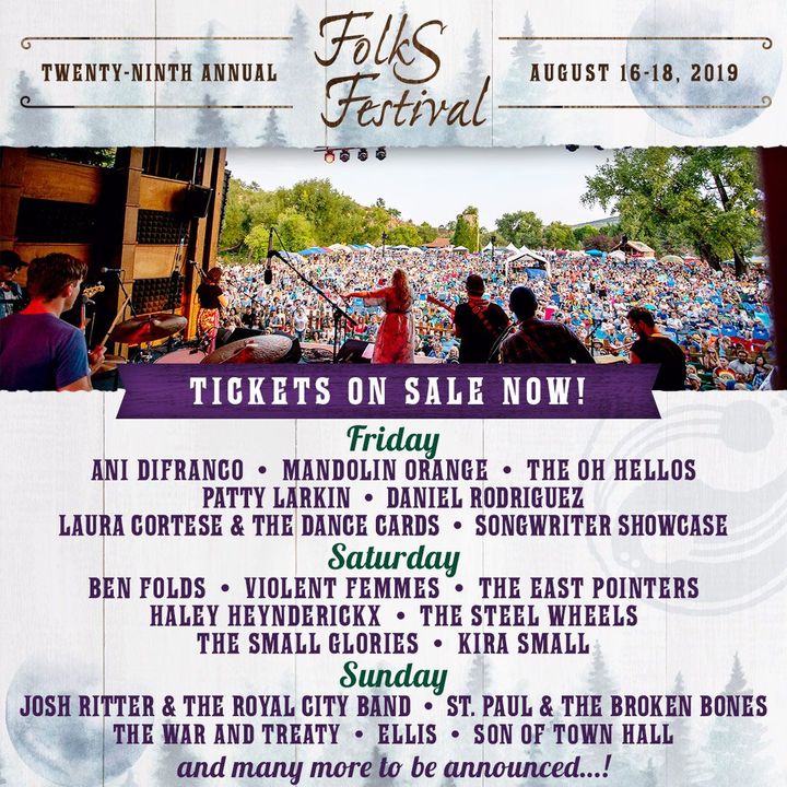 lyons folk festival 2023 lineup Bandsintown Violent Femmes Tickets Rocky Mountain Folks Festival, Aug 17, 2019