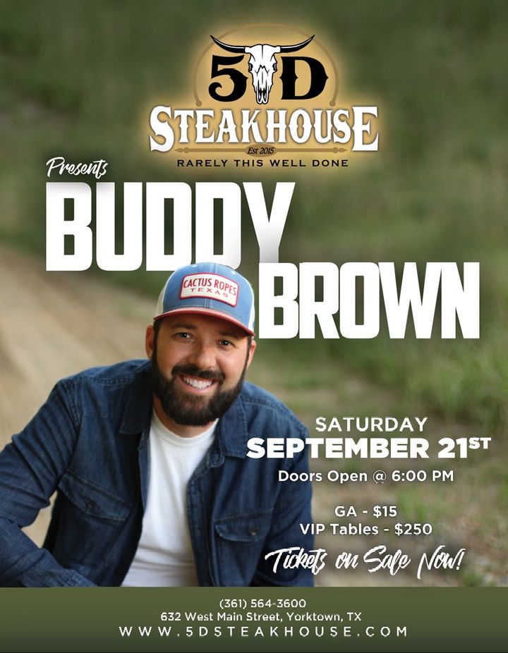 Buddy Brown Tour Dates 2019 & Concert Tickets Bandsintown