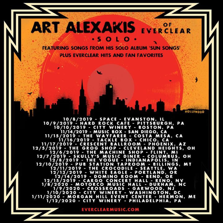 Bandsintown Everclear Tickets Skully's Music Diner, Dec 07, 2019