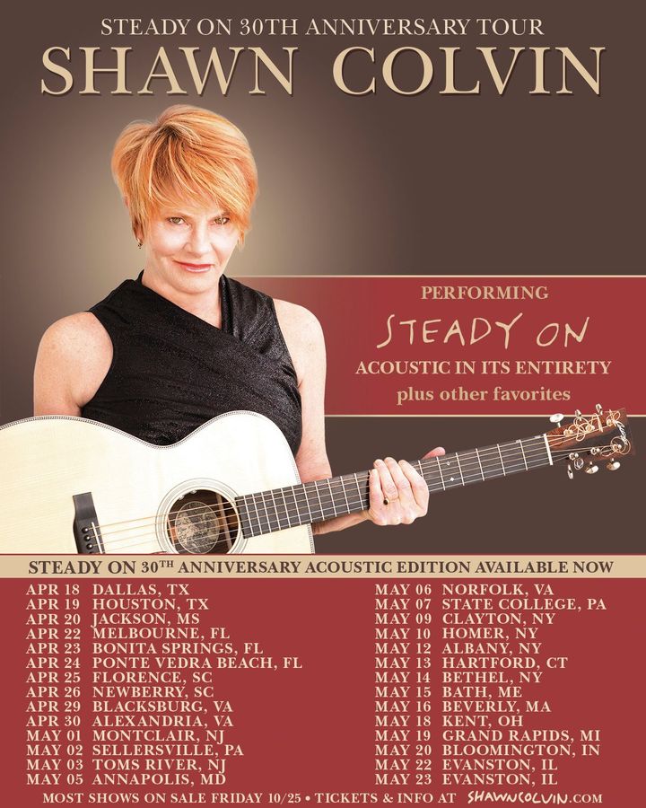 Shawn Colvin Tour Dates 2019 & Concert Tickets Bandsintown
