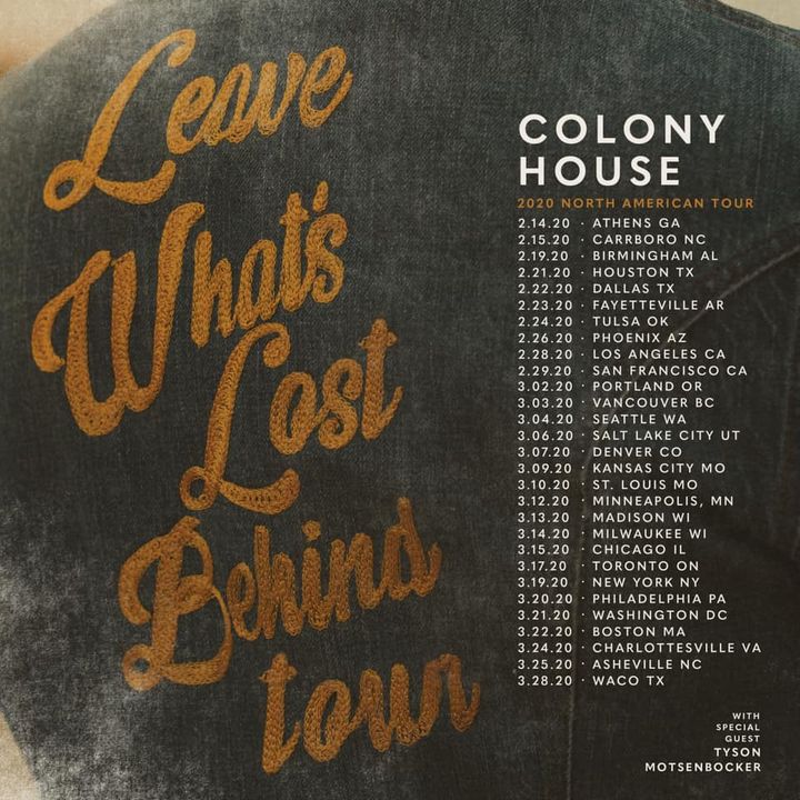 Colony House Tour Dates 2019 & Concert Tickets Bandsintown