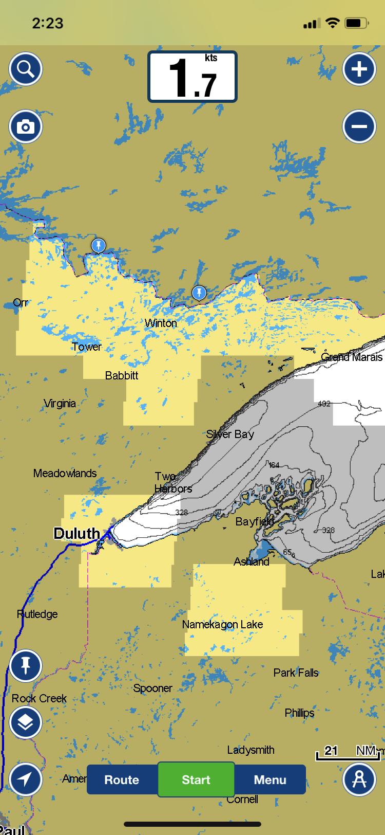 BWCA MN DNR Lake Finder 'Data Extract' Boundary Waters Listening Point