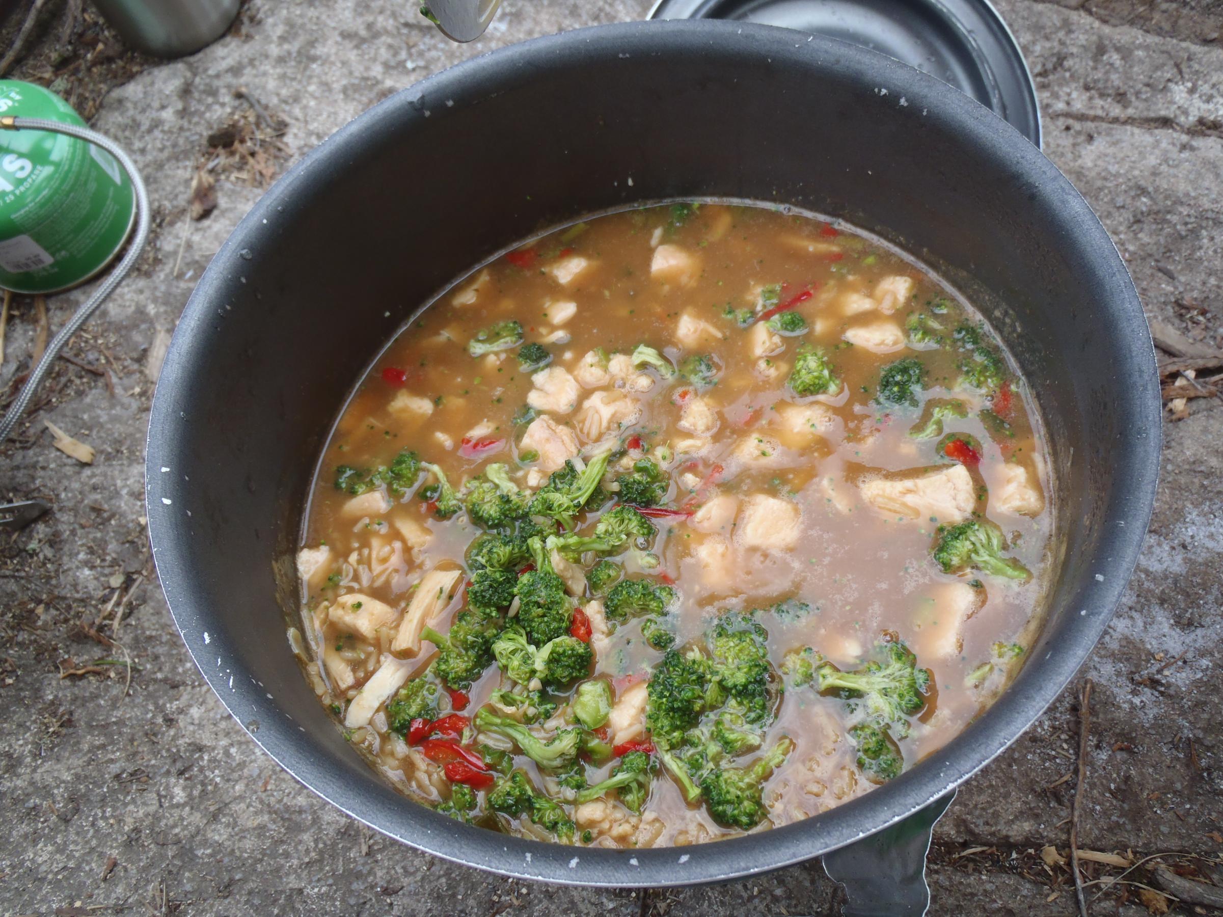 BWCA typical meals made using an alcohol stove Boundary Waters Camping