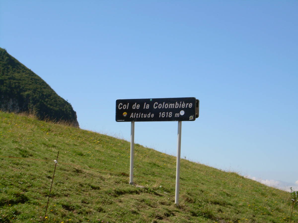 Col de la Colombière depuis Scionzier 1613m