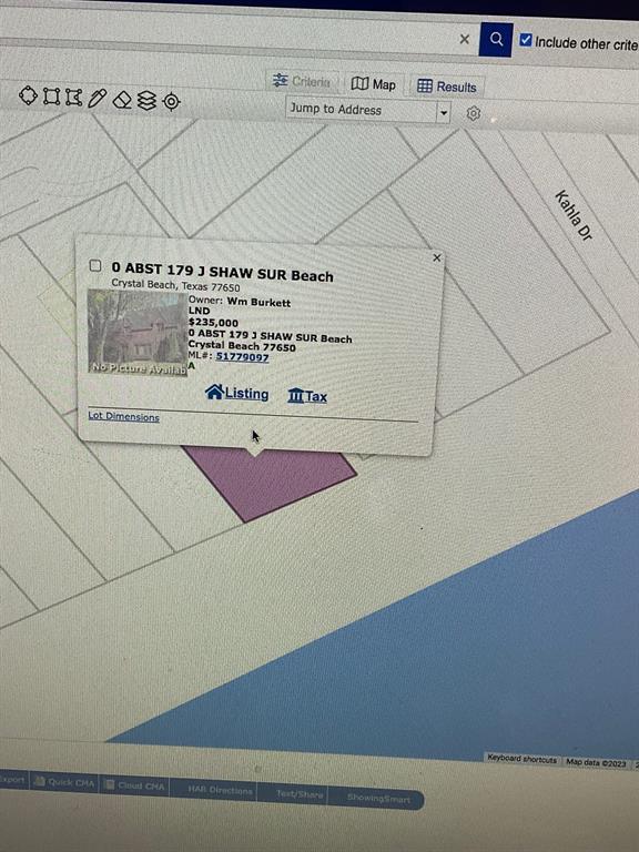 0 ABST 179 J SHAW SUR Bch, Crystal Beach, TX 77650