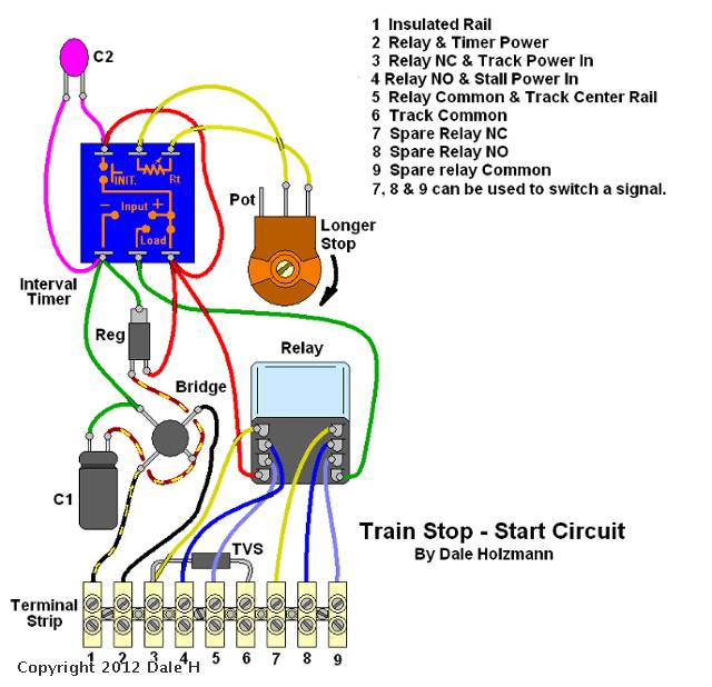 O Gauge Timed train stop circuit J&C Studios O Gauge Archive