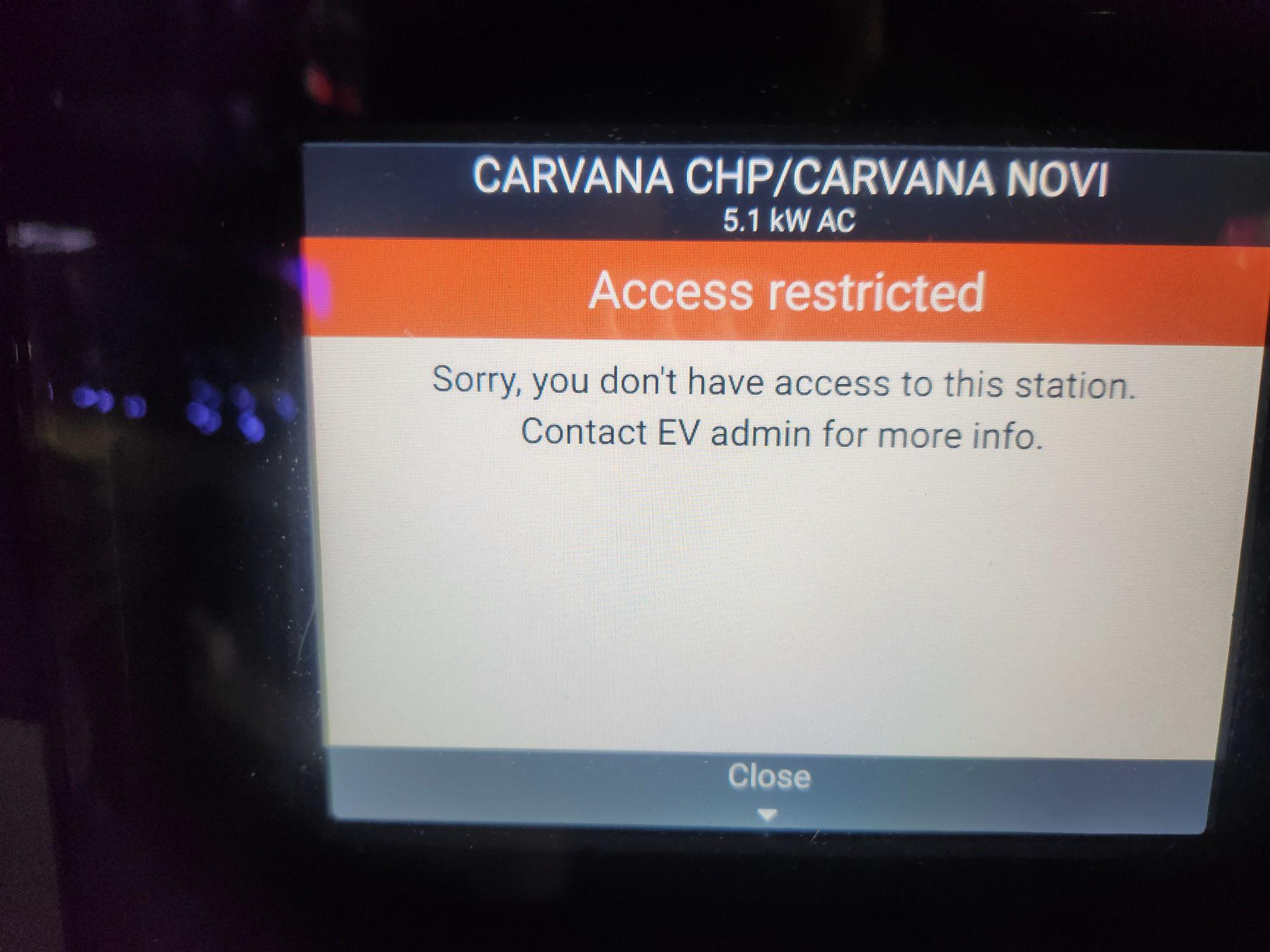Carvana Detroit Novi, MI EV Station