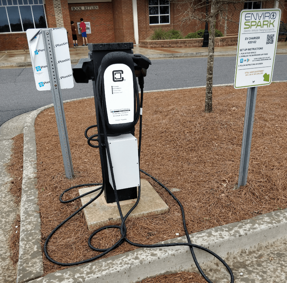 County Public Library Lilburn, GA EV Station
