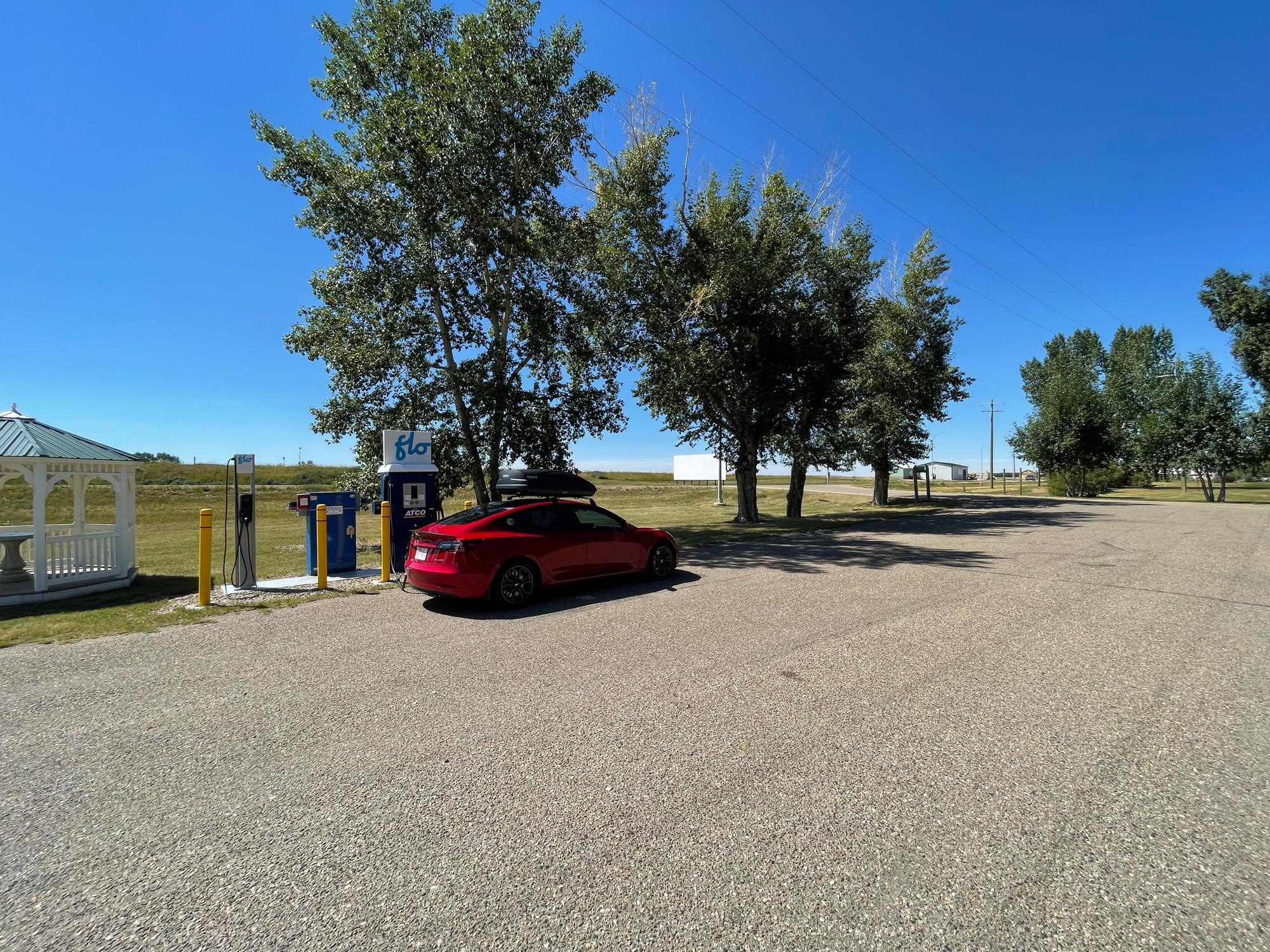 Milk River Rest Area & Campground Milk River, AB EV Station